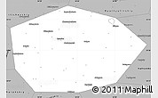Gray Simple Map of Chekmagushevskiy