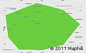 Political Simple Map of Chekmagushevskiy, single color outside, borders and labels