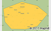 Savanna Style Simple Map of Chekmagushevskiy, cropped outside