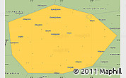 Savanna Style Simple Map of Chekmagushevskiy
