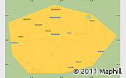 Savanna Style Simple Map of Chekmagushevskiy, single color outside