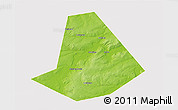 Physical 3D Map of Chishminskiy, cropped outside
