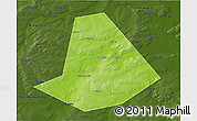 Physical 3D Map of Chishminskiy, darken