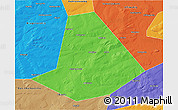 Political 3D Map of Chishminskiy