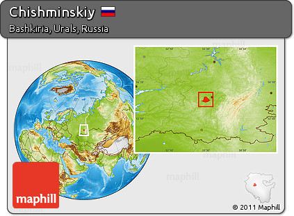 Physical Location Map of Chishminskiy