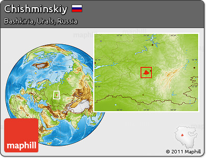 Physical Location Map of Chishminskiy