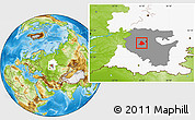 Physical Location Map of Chishminskiy, highlighted parent region, highlighted grandparent region
