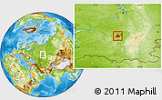 Physical Location Map of Chishminskiy