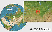 Satellite Location Map of Chishminskiy