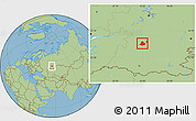 Savanna Style Location Map of Chishminskiy