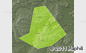 Physical Map of Chishminskiy, darken, semi-desaturated