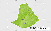 Physical Map of Chishminskiy, single color outside
