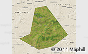 Satellite Map of Chishminskiy, shaded relief outside