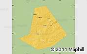 Savanna Style Map of Chishminskiy, single color outside