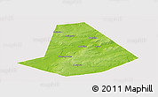 Physical Panoramic Map of Chishminskiy, cropped outside