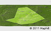 Physical Panoramic Map of Chishminskiy, darken
