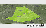 Physical Panoramic Map of Chishminskiy, darken, semi-desaturated