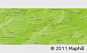 Physical Panoramic Map of Chishminskiy