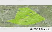 Physical Panoramic Map of Chishminskiy, semi-desaturated