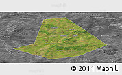 Satellite Panoramic Map of Chishminskiy, desaturated