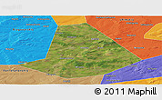 Satellite Panoramic Map of Chishminskiy, political outside