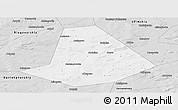Silver Style Panoramic Map of Chishminskiy