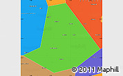 Political Simple Map of Chishminskiy