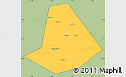 Savanna Style Simple Map of Chishminskiy, cropped outside