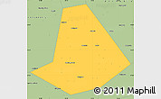 Savanna Style Simple Map of Chishminskiy