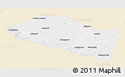 Classic Style 3D Map of Davlekanovskiy, single color outside