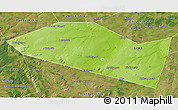 Physical 3D Map of Davlekanovskiy, satellite outside