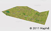 Satellite 3D Map of Davlekanovskiy, cropped outside