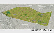 Satellite 3D Map of Davlekanovskiy, lighten, semi-desaturated