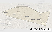 Shaded Relief 3D Map of Davlekanovskiy, lighten