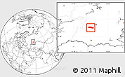 Blank Location Map of Davlekanovskiy