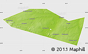 Physical Map of Davlekanovskiy, single color outside