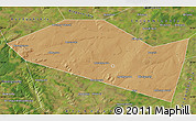 Political Map of Davlekanovskiy, satellite outside