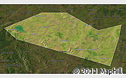 Satellite Map of Davlekanovskiy, darken