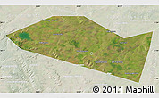Satellite Map of Davlekanovskiy, lighten