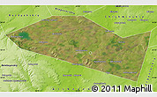 Satellite Map of Davlekanovskiy, physical outside