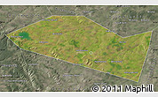 Satellite Map of Davlekanovskiy, semi-desaturated