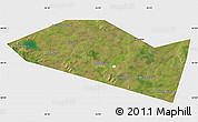 Satellite Map of Davlekanovskiy, single color outside