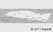 Gray Panoramic Map of Davlekanovskiy
