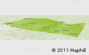 Physical Panoramic Map of Davlekanovskiy, lighten