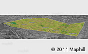 Satellite Panoramic Map of Davlekanovskiy, desaturated