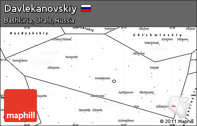 Blank Simple Map of Davlekanovskiy
