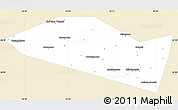 Classic Style Simple Map of Davlekanovskiy, single color outside