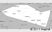 Gray Simple Map of Davlekanovskiy
