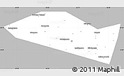 Gray Simple Map of Davlekanovskiy, single color outside