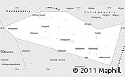 Silver Style Simple Map of Davlekanovskiy